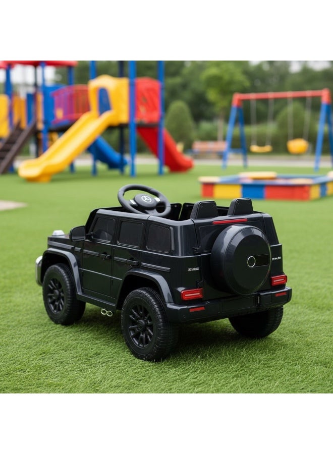 Star Kids Luxury electric Mercedes car for kids, 12V, with two powerful 380W motors - includes parental remote control, front and rear LED lights, Bluetooth and USB port, opening doors, and a super-realistic, high-quality design. - Image 3